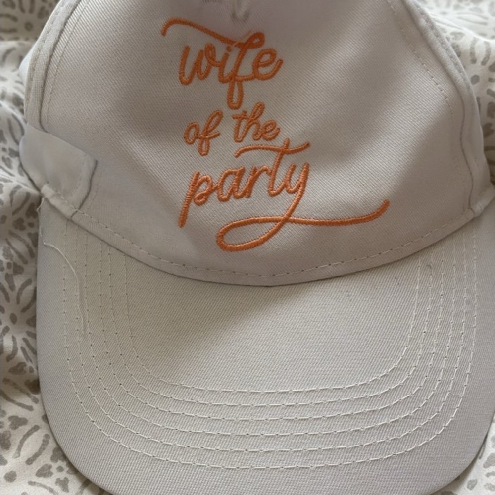 “Wife of the Party” bachelorette hat